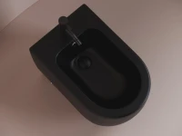 Биде напольное Ceramicanova Metropol CN4005MB черное матовое