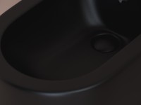 Биде напольное Ceramicanova Metropol CN4005MB черное матовое