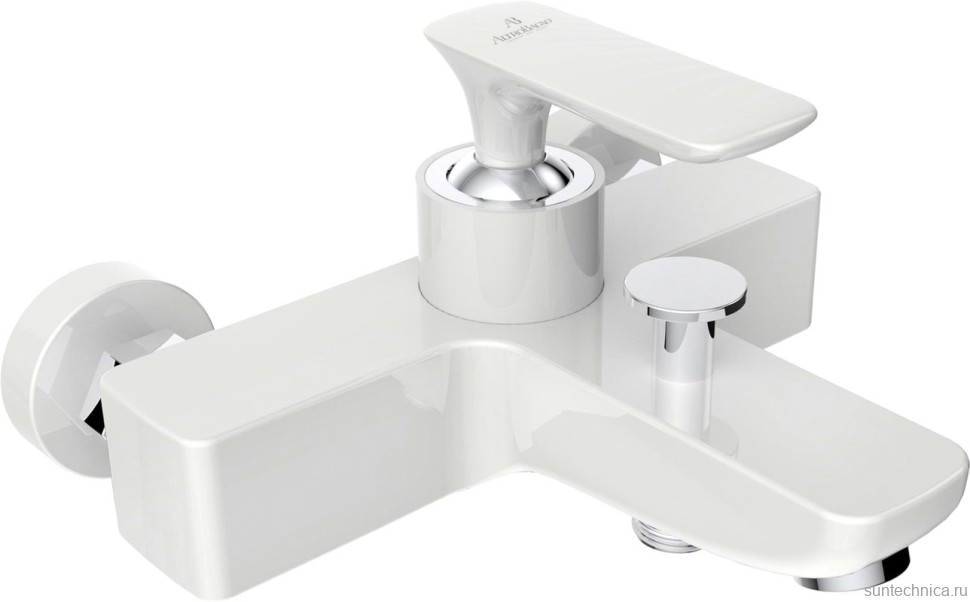 Смеситель для ванны с душем AltroBagno Aperto 0208 Bi белый