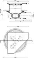Душевой трап Pestan Confluo Standard Angle1