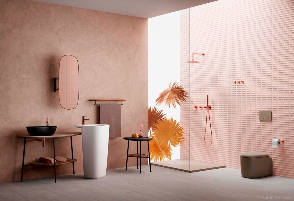 Смеситель для раковины VitrA Origin A4255726 медный