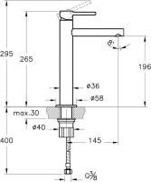 Смеситель для раковины VitrA Origin A4255726 медный