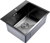 Мойка кухонная Mixline Pro 552935 черный гранит