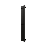 Полотенцесушитель электрический Grota Corsa K N RAL9005 EL 18х150, с крючками, матовый черный