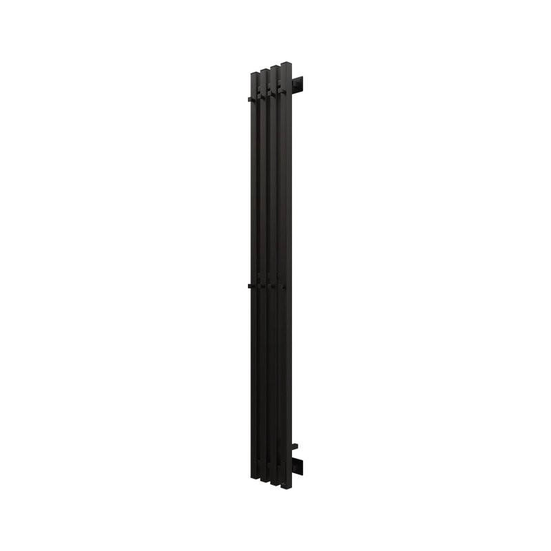 Полотенцесушитель электрический Grota Corsa K N RAL9005 EL 18х150, с крючками, матовый черный