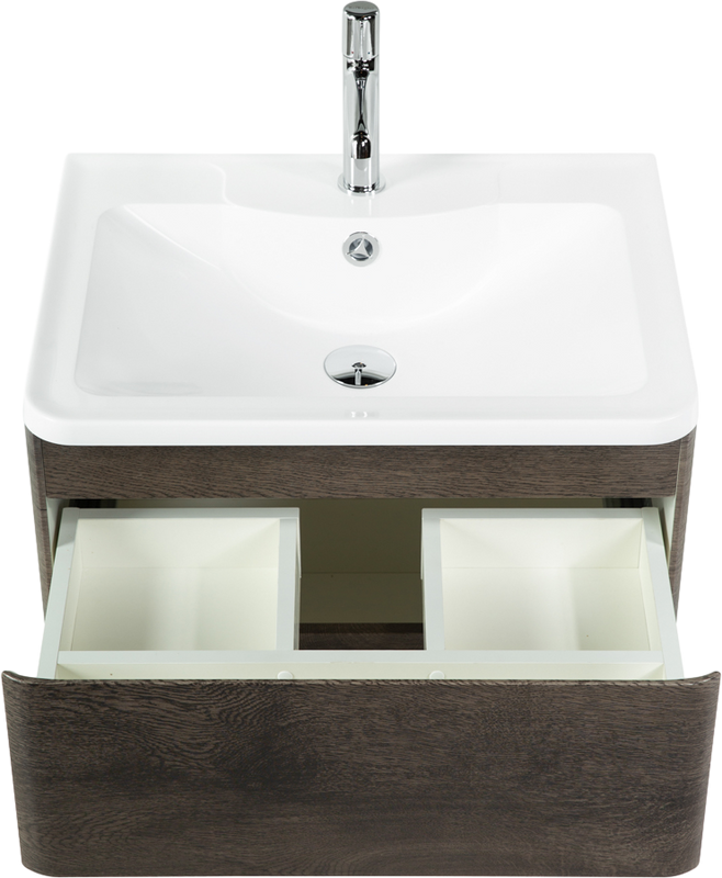Тумба под раковину BelBagno Albano 70 подвесная, rovere nature grigio