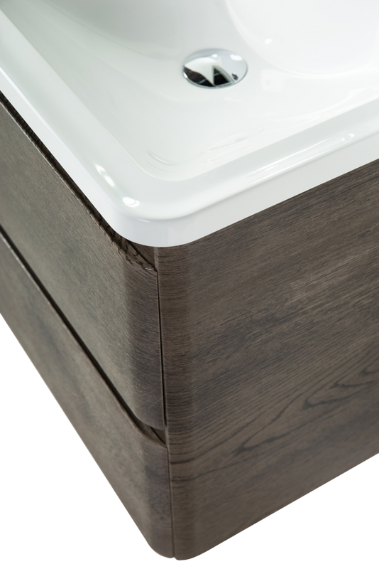 Тумба под раковину BelBagno Albano 70 подвесная, rovere nature grigio