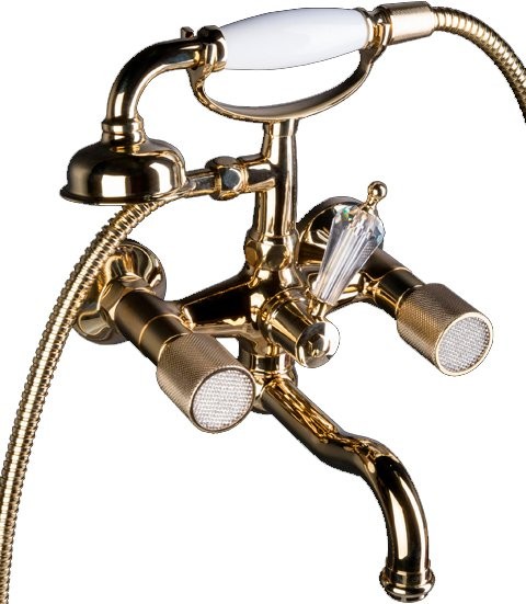 Смеситель для ванны с душем Boheme Royal Cristal 293