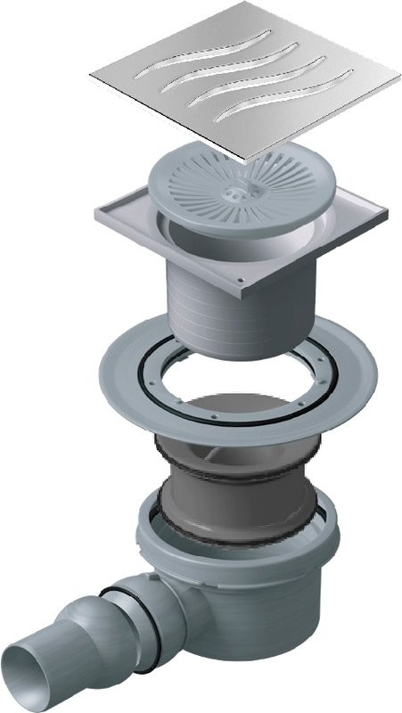 Душевой трап Pestan Tide Confluo Standard Tide 1 13000001, хром