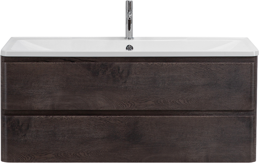 Мебель для ванной комнаты BelBagno Albano 120 подвесная, rovere nature grigio, белая глянцевая раковина