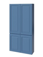 Шкаф-пенал для ванной Caprigo Wales Смальти 80 бриллиантово-синий