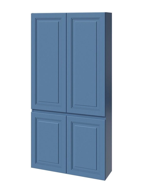 Шкаф-пенал для ванной Caprigo Wales Смальти 80 бриллиантово-синий