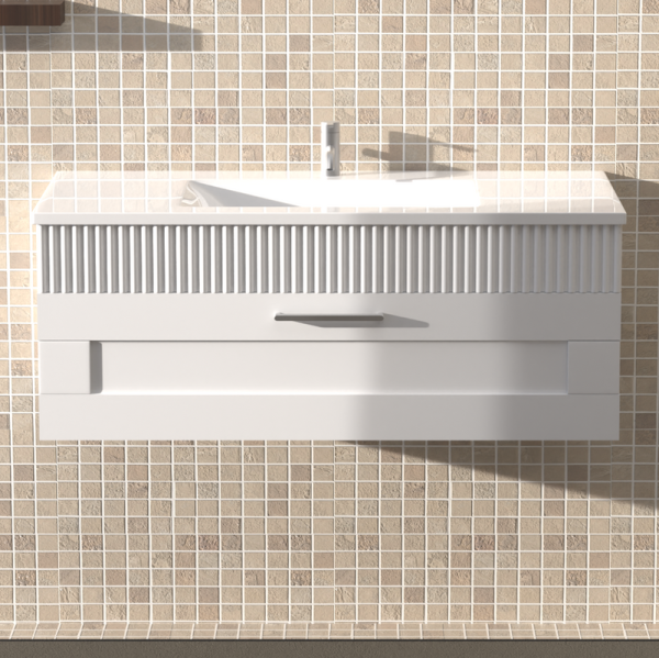 Тумба с раковиной Sanvit Турин 1 100, белая