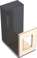 Набор Дозатор Boheme Q + Стакан + Крючок 10946-G-B Gold & black