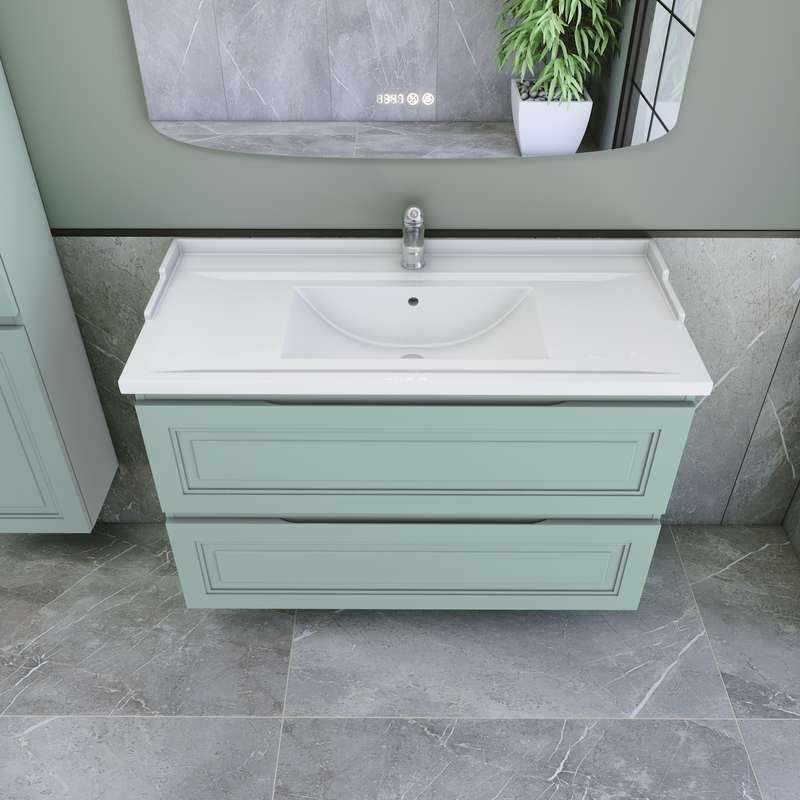 Тумба с раковиной Caprigo Wales 100 селесте