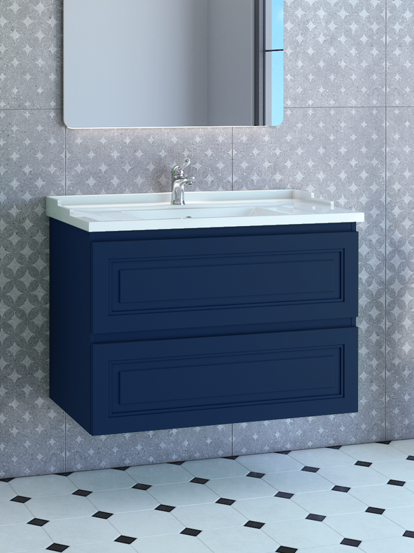 Тумба с раковиной Caprigo Wales Смальти 90 океания