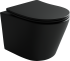 Унитаз подвесной Ceramica Nova Balearica Rimless CN6000MB черный матовый