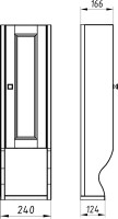 Шкаф ASB-Woodline Гранда 24 R