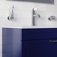 Тумба под раковину IDDIS Oxford 80 напольная, синяя, под раковину 0138000i28