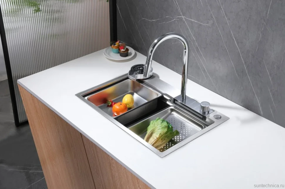 Мойка кухонная Abber Wasser Kreis AF2194 хром