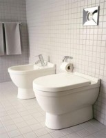 Унитаз приставной напольный Duravit Starck 3 0124090000 с микролифтом