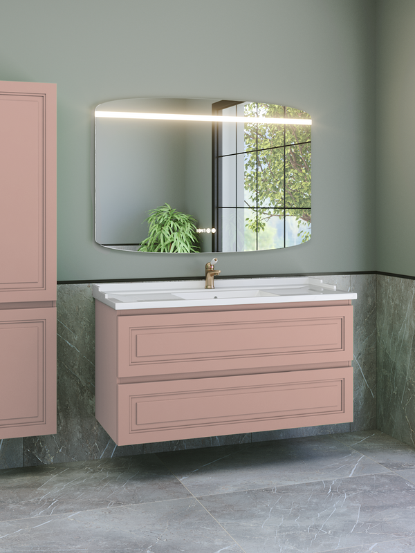 Мебель для ванной комнаты Caprigo Wales 120 пудра