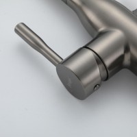 Смеситель для кухни Frap F4398-9 оружейная сталь