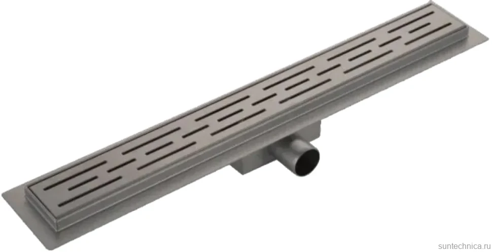Душевой трап (лоток) Haiba HB91500-3 50 см, с решеткой и опорами, серый