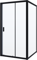 Душевой уголок Niagara Nova NG-82-11AB-A90B 110x90, прямоугольный, черный