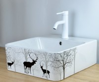 Смеситель для раковины Bronze de Luxe Scandi 1451W белый