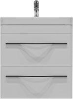 Тумба под раковину Velvex Jill 60 белая матовая