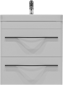 Тумба под раковину Velvex Jill 60 белая матовая