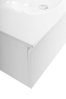 Тумба с раковиной BelBagno Uno 100 подвесная, 1 ящик, bianco opaco