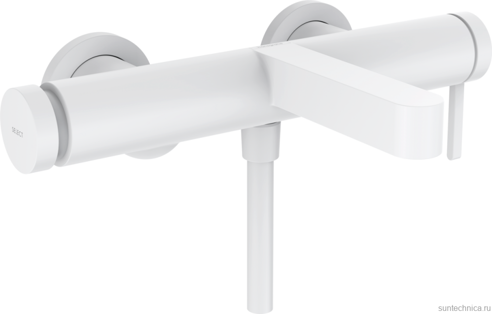 Смеситель для ванны с душем Hansgrohe Finoris 76420700 матовый белый