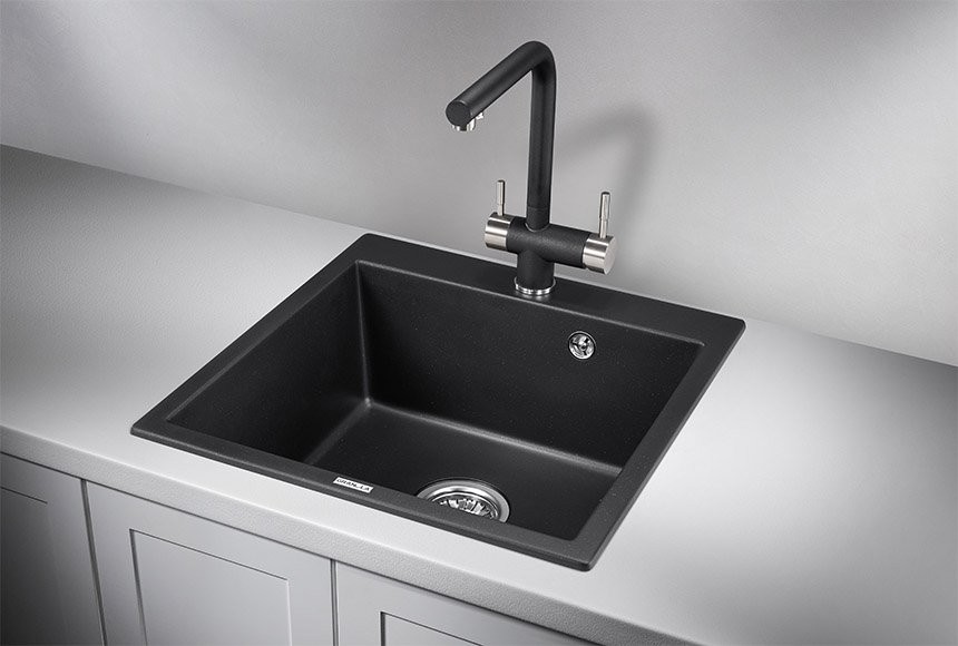 Мойка кухонная Granula 5102, шварц