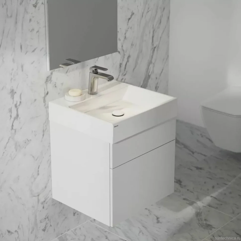 Смеситель для раковины Ravak Flat X070118 нержавеющая сталь