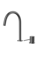 Смеситель для раковины AltroBagno Биланча 010905GM оружейная сталь