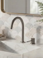 Смеситель для раковины AltroBagno Биланча 010905GM оружейная сталь