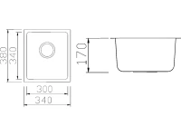 Мойка кухонная Seaman Eco Roma SMR-3438A