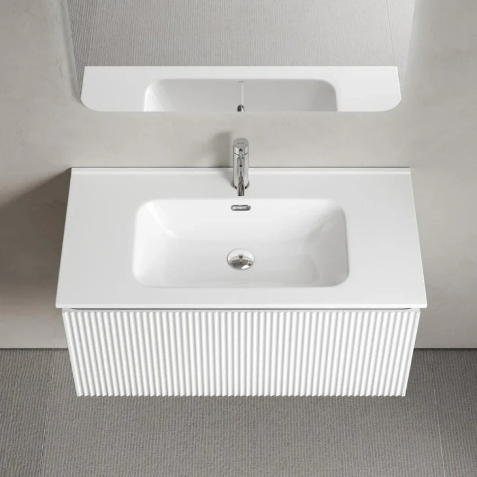Тумба под раковину без столешницы Sancos Snob R 1.0 90 bianco
