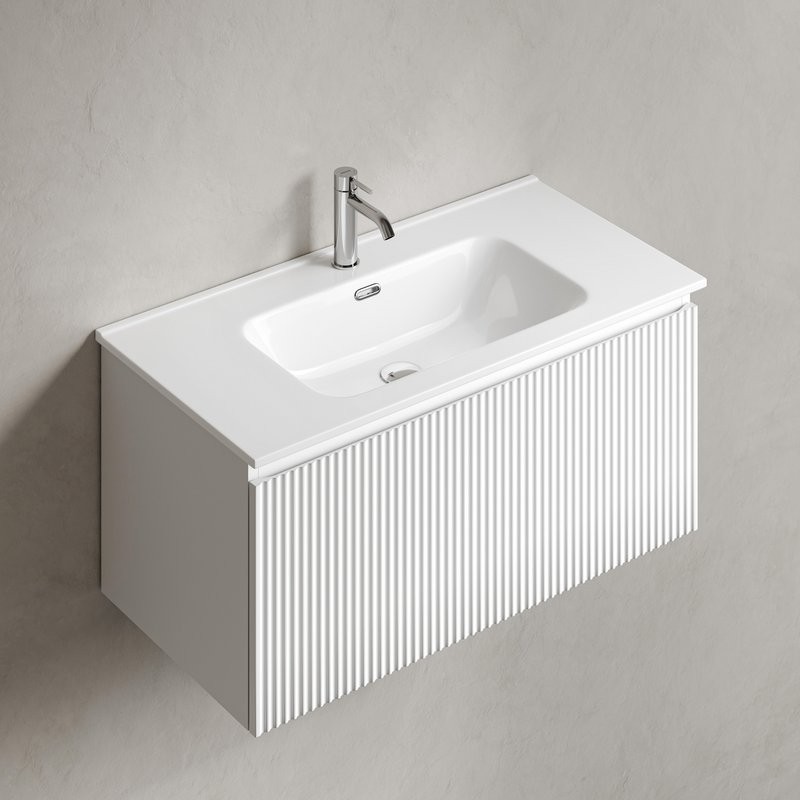 Тумба под раковину без столешницы Sancos Snob R 1.0 90 bianco