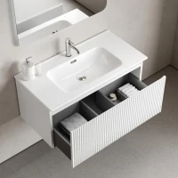 Тумба под раковину без столешницы Sancos Snob R 1.0 90 bianco