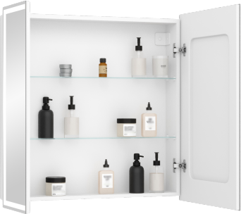 Зеркало-шкаф CONTINENT Allure 80х80 с подсветкой