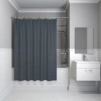 Штора для ванной IDDIS Base BS01P18i11 180х200, серая