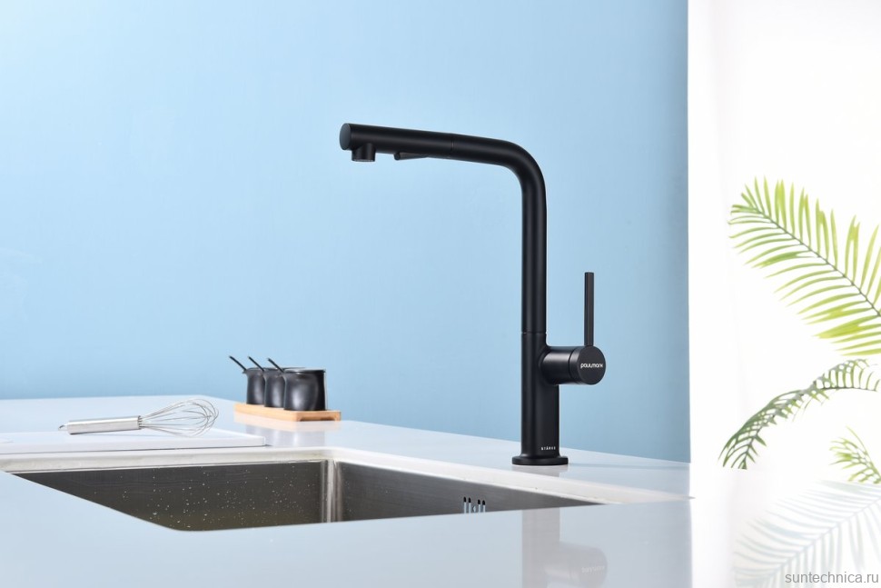 Смеситель для кухни Paulmark Neo Ne214419-AN антрацит