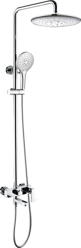 Душевая стойка Bravat Riffle F6336370CP-A-RUS хром