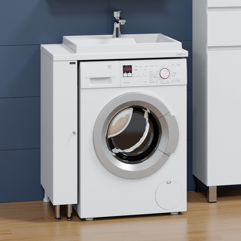 Тумба с раковиной СаНта Луна R 13, под стиральную машину