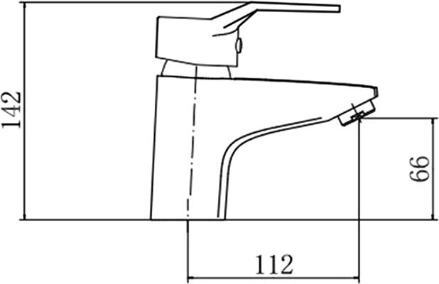 Смеситель для раковины Fashun A1063 хром