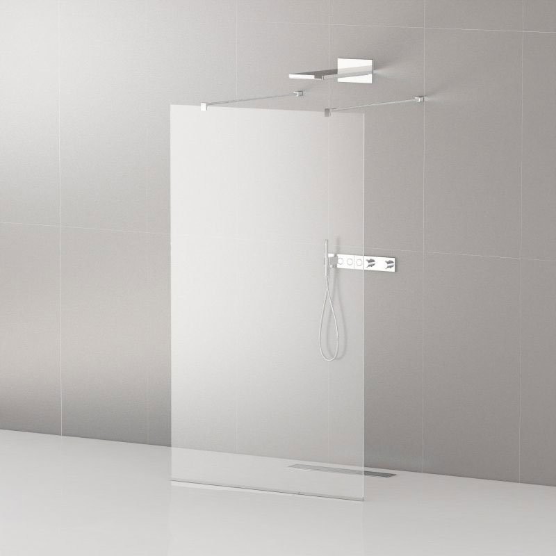 Душевая перегородка Cezares Liberta -L-2-90-120-C-Cr профиль хром, стекло прозрачное