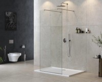 Душевая перегородка Cezares Liberta -L-2-90-120-C-Cr профиль хром, стекло прозрачное